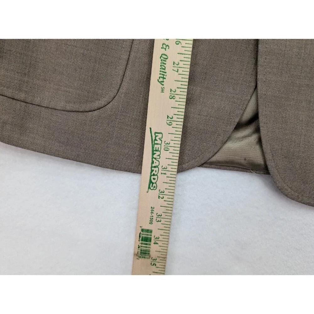 Wall Street Collection Vintage Men's Blazer Jacket Sport Coat Size 42R Beige